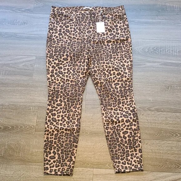 Good American "Good Waist" Cheetah Jeans - Picture 3 of 5